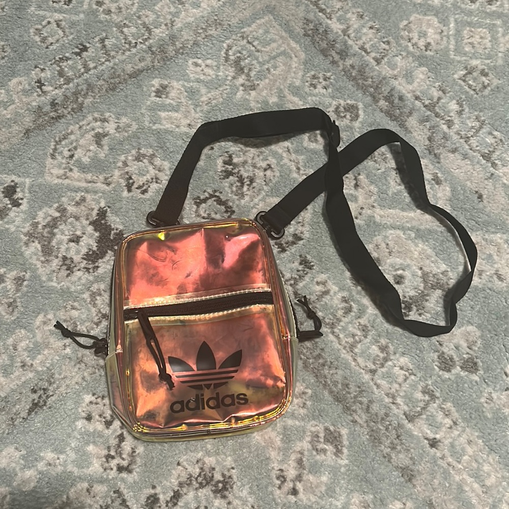 Adidas’s holographic cross body bag